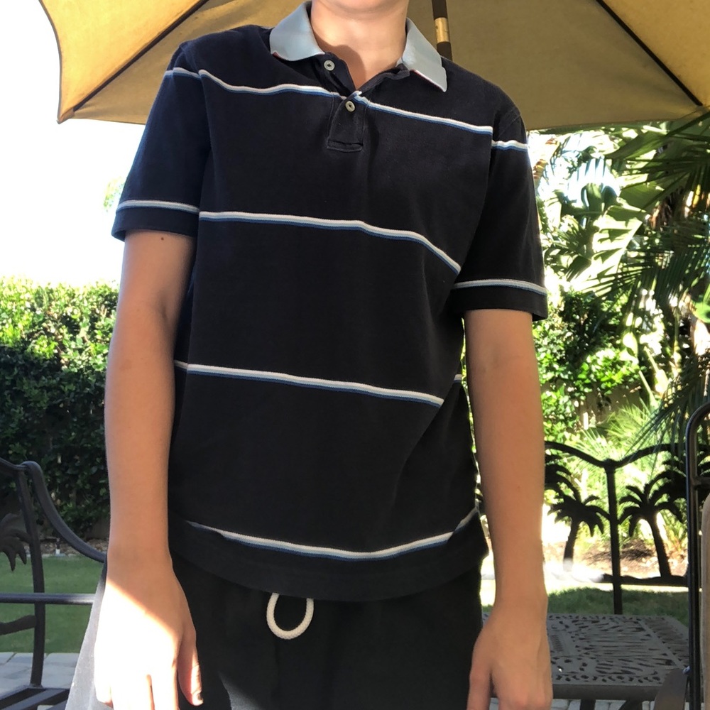 Lands’ End Blue Polo